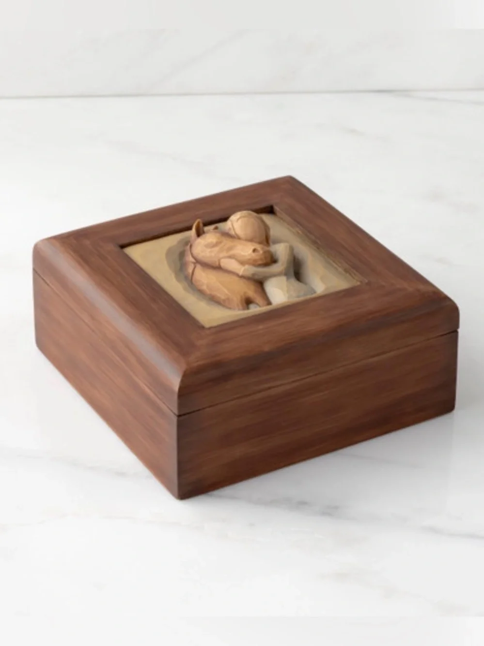 Willow Tree Quiet Strength Memory Box Equestrian Keepsake Box Cottagecore Decor